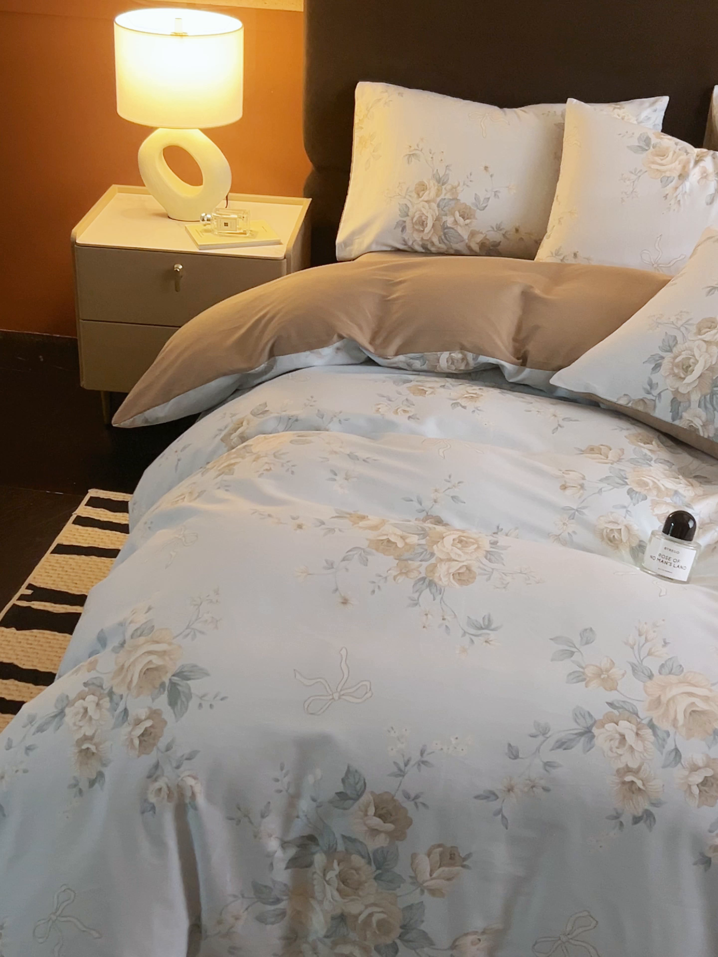 91家纺网 家纺一手货源 找家纺 恒爱家纺2025新款A类全棉印花四件套 蔓枝