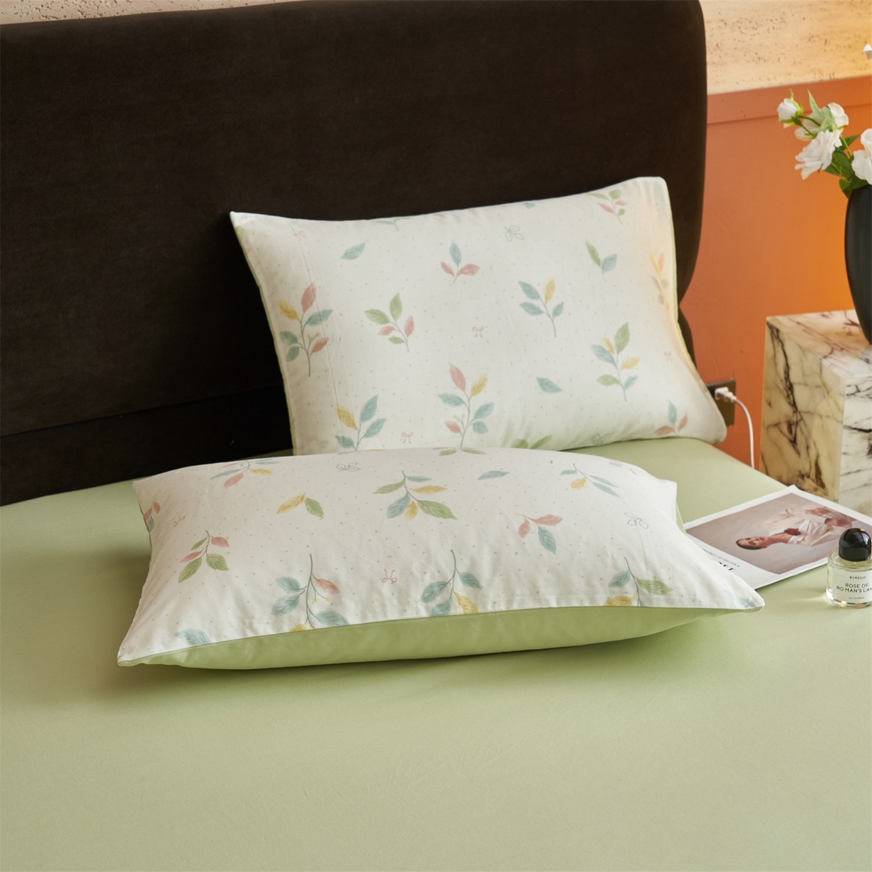 91家纺网 家纺一手货源 找家纺 恒爱家纺2025新款A类全棉印花四件套 夜影