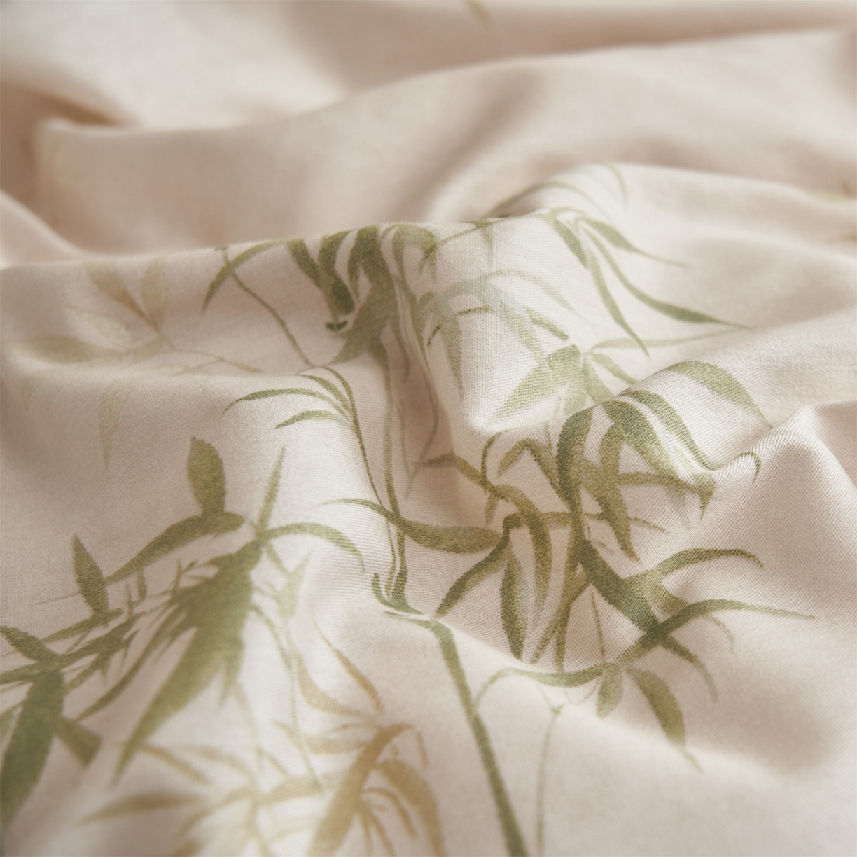 91家纺网 家纺一手货源 找家纺 恒爱家纺2025新款A类全棉印花四件套 竹居熊猫