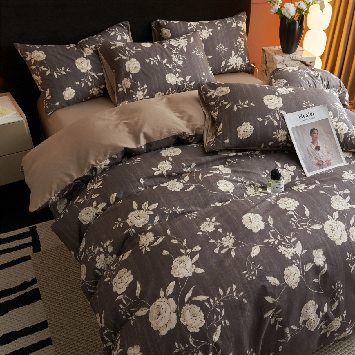 91家纺网 家纺一手货源 找家纺 （总）恒爱家纺2025新款A类全棉印花四件套