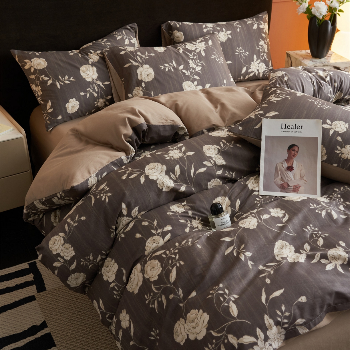 91家纺网 家纺一手货源 找家纺 （总）恒爱家纺2025新款A类全棉印花四件套