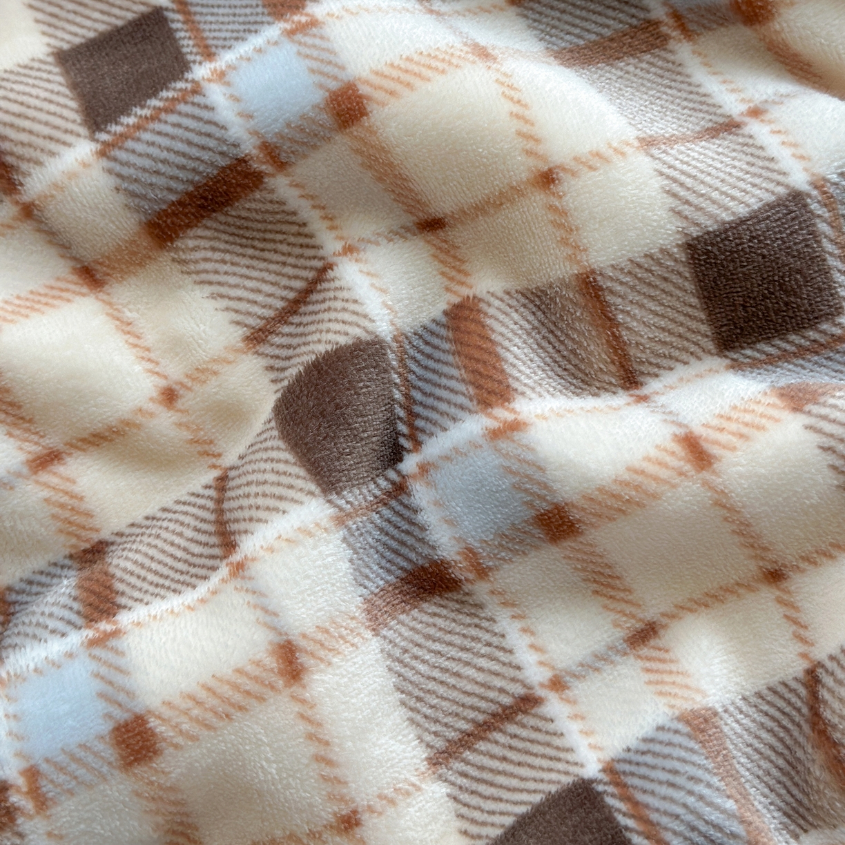 91家纺网 家纺一手货源 找家纺 有货 2025新款圣诞系列暖芙舒绵绒多功能被套毯 姜饼熊-被套毯