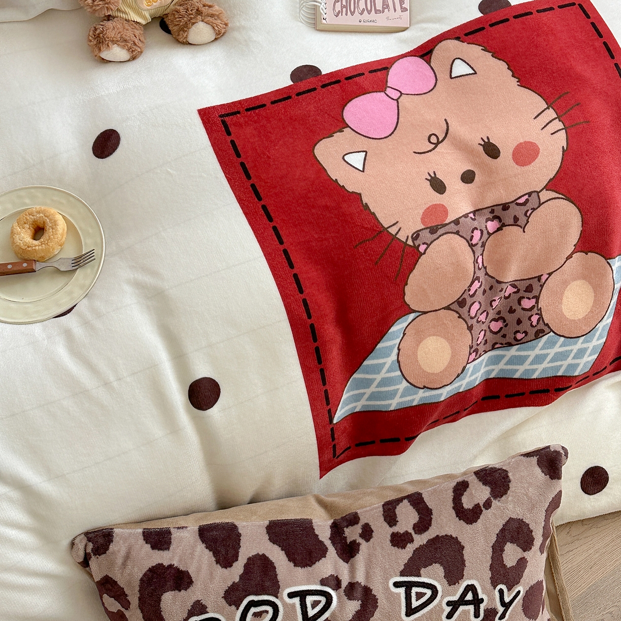 91家纺网 家纺一手货源 找家纺 （总）美乐迪家纺 2025新款高品质大版牛奶绒四件套