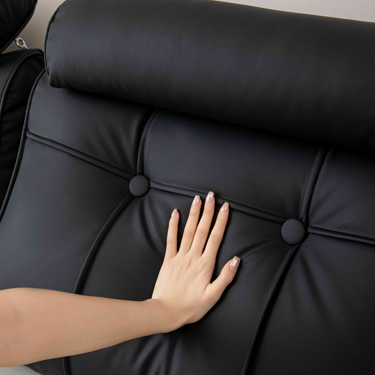 91家纺网 家纺一手货源 找家纺 （总）沐沐家纺 2026新款简约科技布立体靠枕带头枕