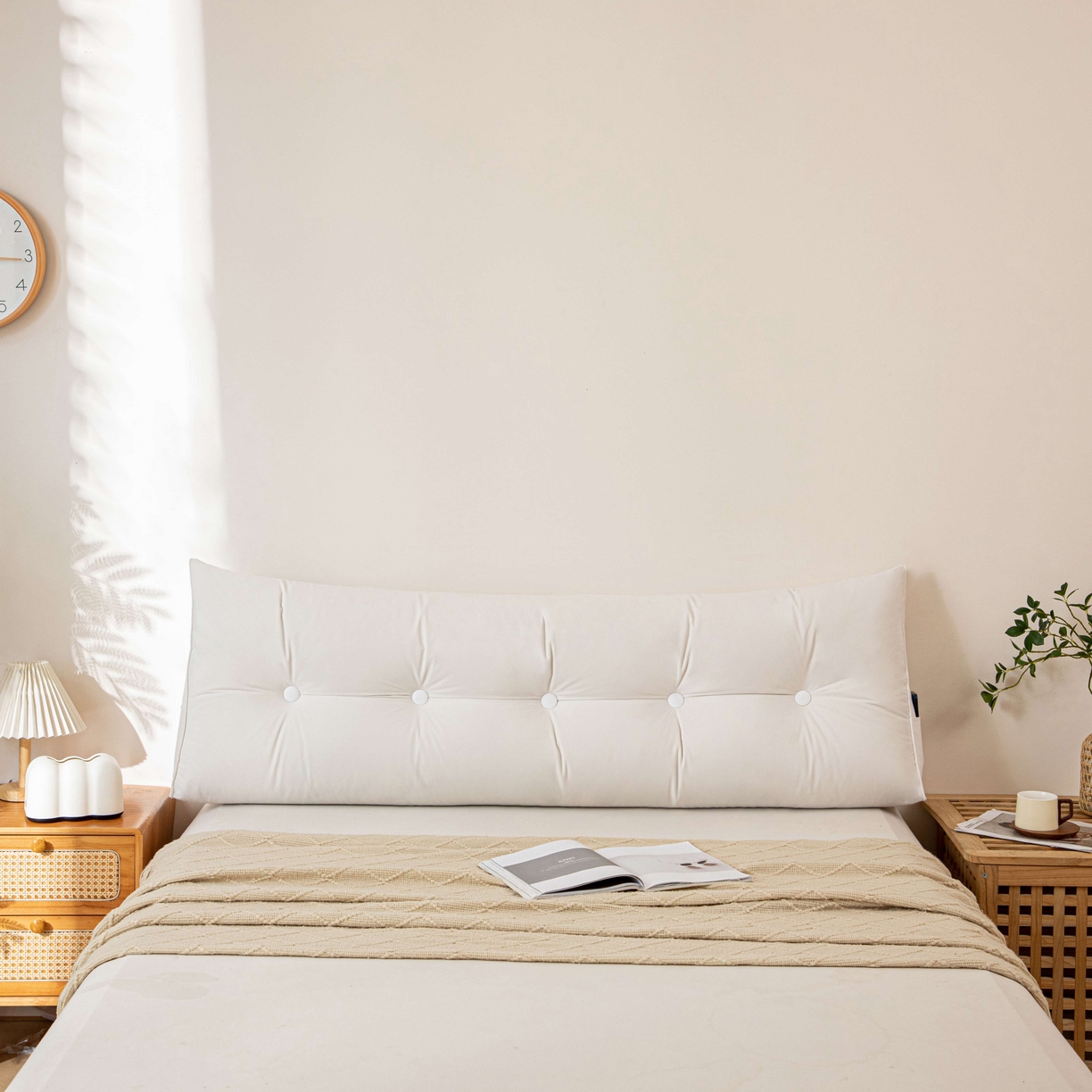 91家纺网 家纺一手货源 找家纺 （总）沐沐家纺 2026新款磨砂绒三角靠背（不带头枕）