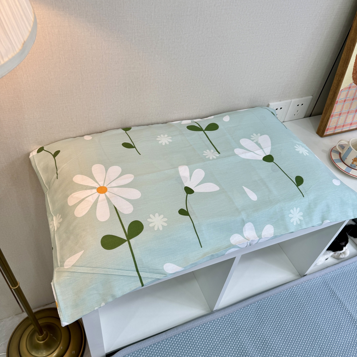 91家纺网 家纺一手货源 找家纺 昕科 2025新款高性价比全棉单枕套（不含枕芯）-5个花型-纯棉枕套 河边烈舞一对装