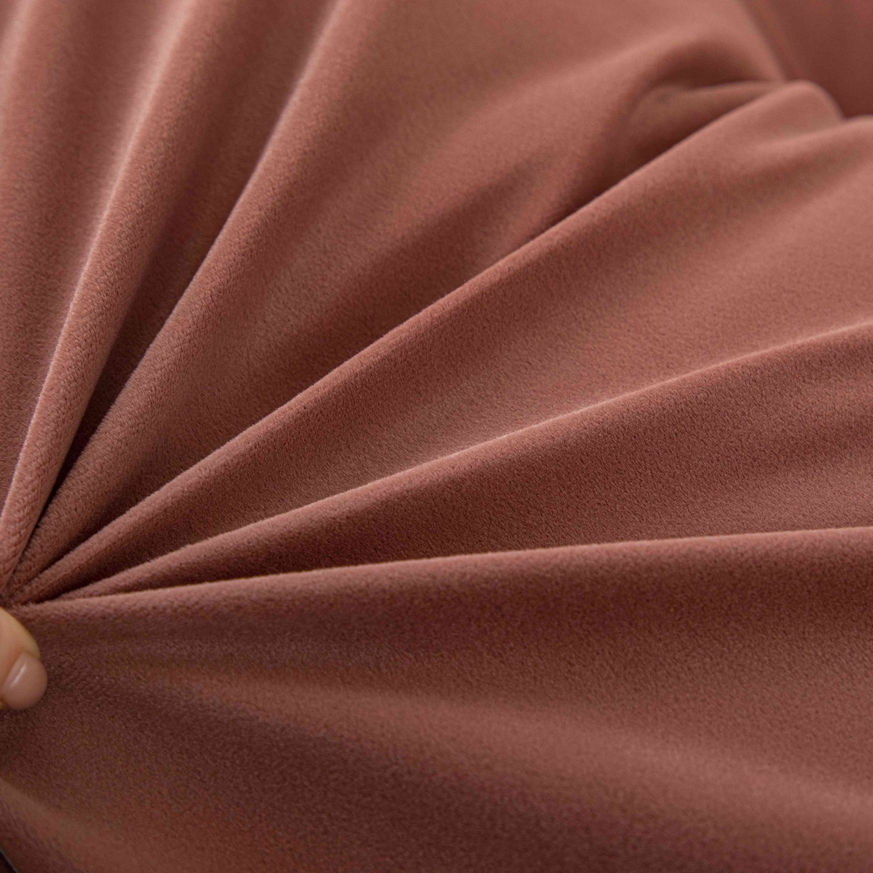 91家纺网 家纺一手货源 找家纺 沐沐家纺 2026新款磨砂绒三角靠背（不带头枕） 粉色