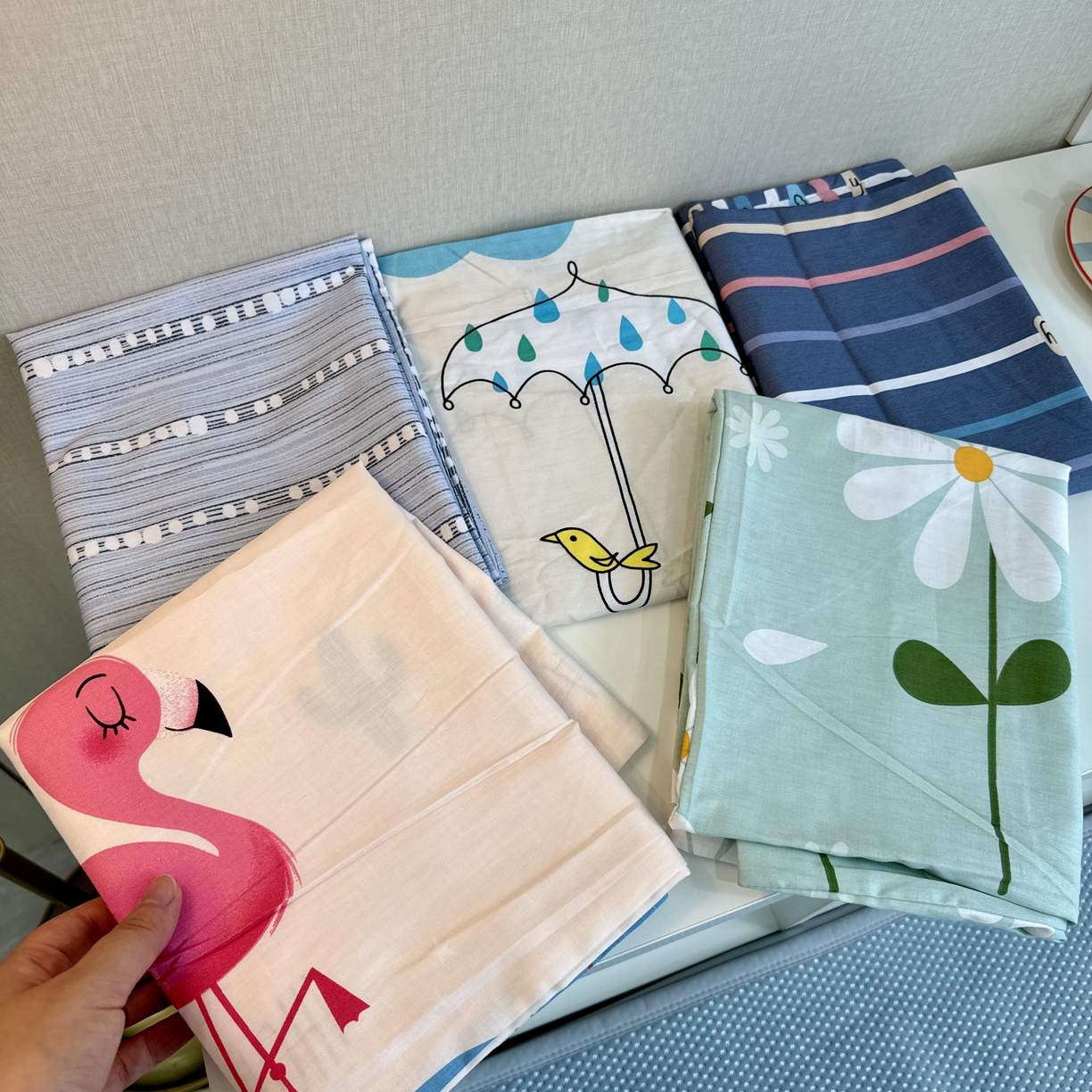 91家纺网 家纺一手货源 找家纺 昕科 2025新款高性价比全棉单枕套（不含枕芯）-5个花型-纯棉枕套 青春气息一只装