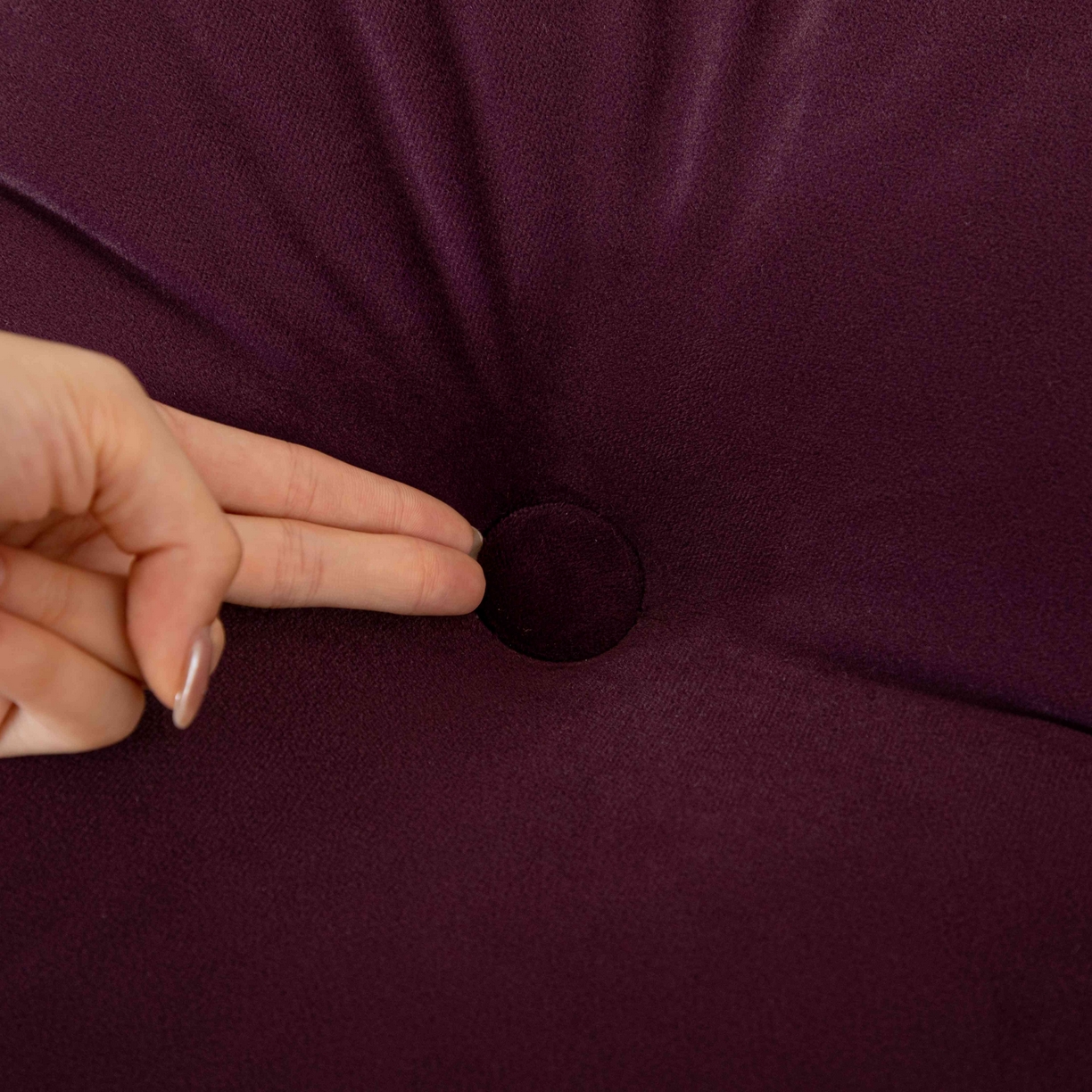 91家纺网 家纺一手货源 找家纺 沐沐家纺 2026新款磨砂绒三角靠背（不带头枕） 紫色