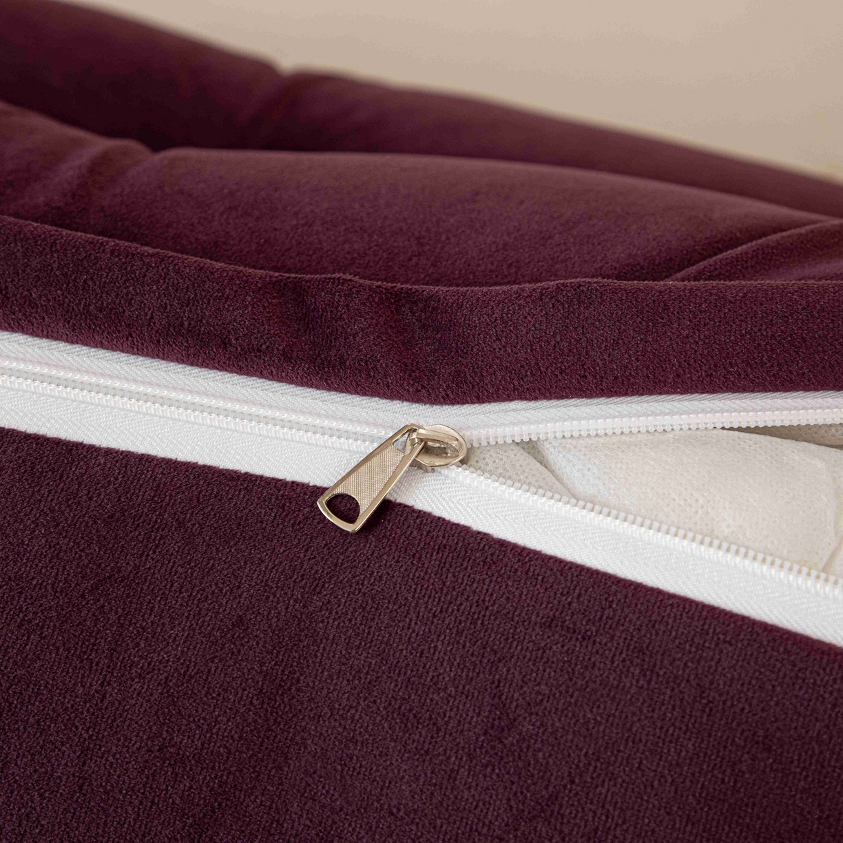 91家纺网 家纺一手货源 找家纺 沐沐家纺 2026新款磨砂绒三角靠背（不带头枕） 紫色