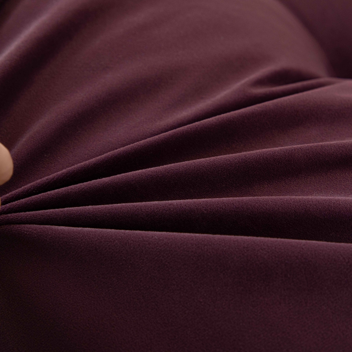 91家纺网 家纺一手货源 找家纺 沐沐家纺 2026新款磨砂绒三角靠背（不带头枕） 紫色