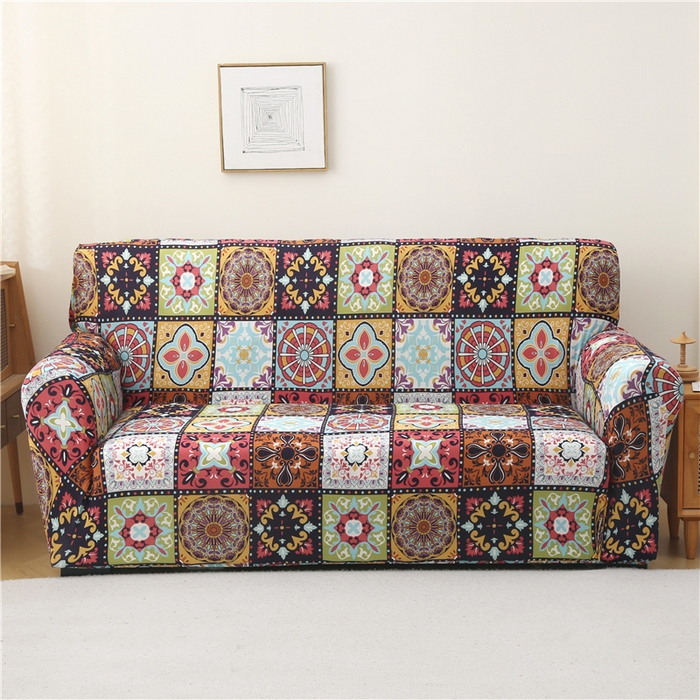 91家纺网 家纺一手货源 找家纺 （总）雅竹 2025新款牛奶丝全包印花沙发套