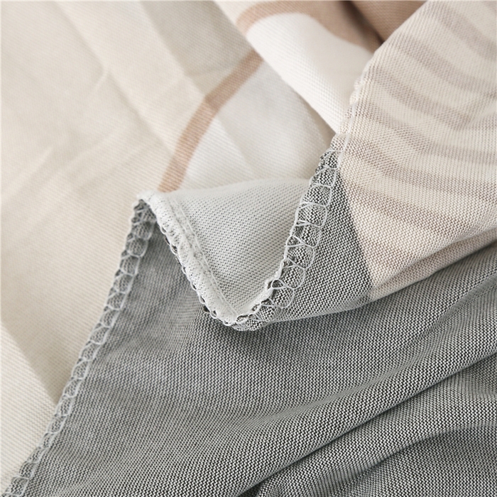 91家纺网 家纺一手货源 找家纺 雅竹 2025新款牛奶丝全包印花沙发套 莫兰迪