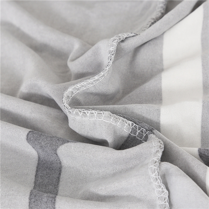 91家纺网 家纺一手货源 找家纺 雅竹 2025新款牛奶丝全包印花沙发套 方格