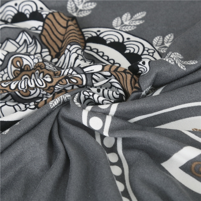 91家纺网 家纺一手货源 找家纺 雅竹 2025新款牛奶丝全包印花沙发套 芳甸