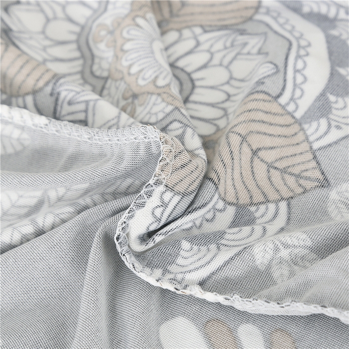 91家纺网 家纺一手货源 找家纺 雅竹 2025新款牛奶丝全包印花沙发套 芳甸