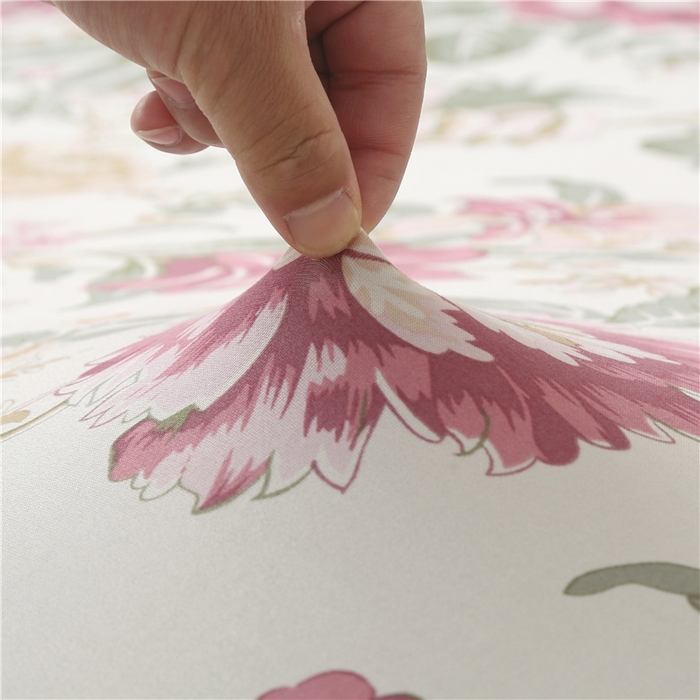 91家纺网 家纺一手货源 找家纺 雅竹 2025新款牛奶丝全包印花沙发套 粉玉