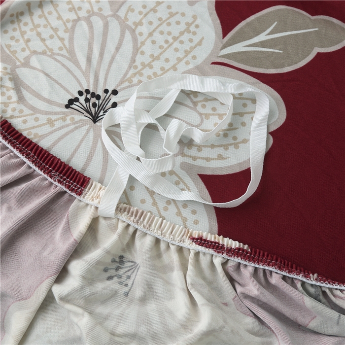 91家纺网 家纺一手货源 找家纺 雅竹 2025新款牛奶丝全包印花沙发套 红藤