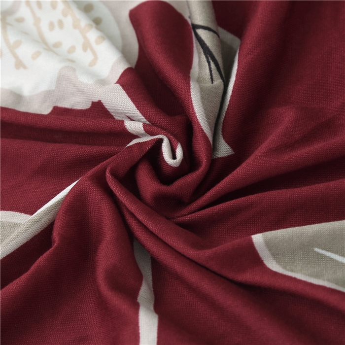 91家纺网 家纺一手货源 找家纺 雅竹 2025新款牛奶丝全包印花沙发套 红藤