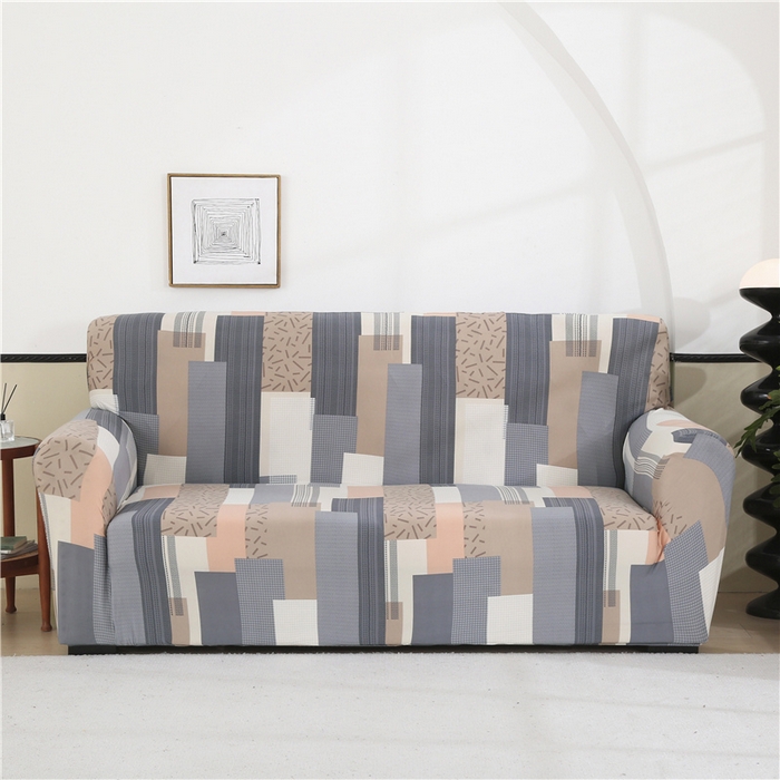 雅竹 2025新款牛奶丝全包印花沙发套 回忆