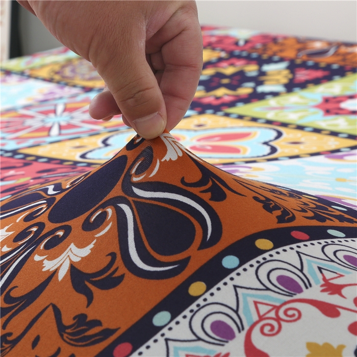 91家纺网 家纺一手货源 找家纺 雅竹 2025新款牛奶丝全包印花沙发套 九宫