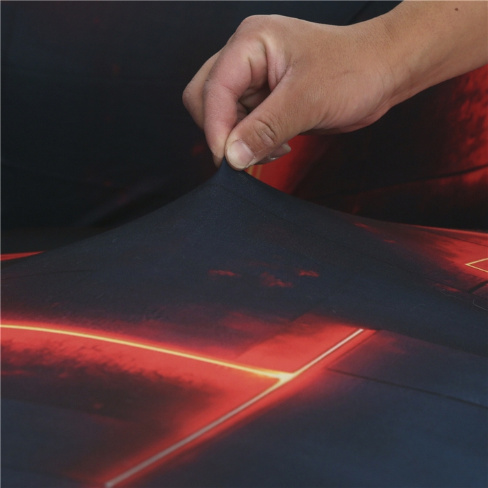 91家纺网 家纺一手货源 找家纺 雅竹 2025新款牛奶丝全包印花沙发套 数码黑格