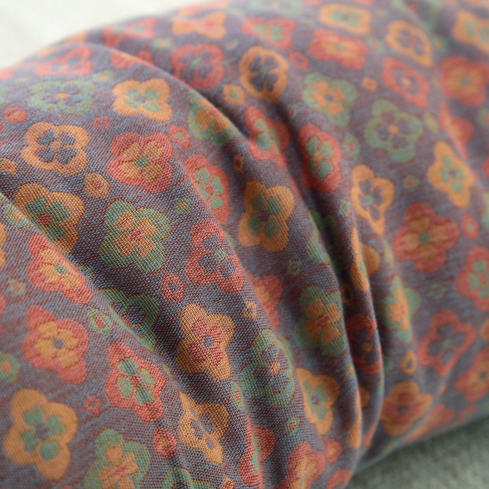 91家纺网 家纺一手货源 找家纺 明星枕业 2025新款a类荞麦颈椎枕全棉双层纱圆柱糖果枕纯枕头全壳硬枕成人颈椎支撑 香奈紫