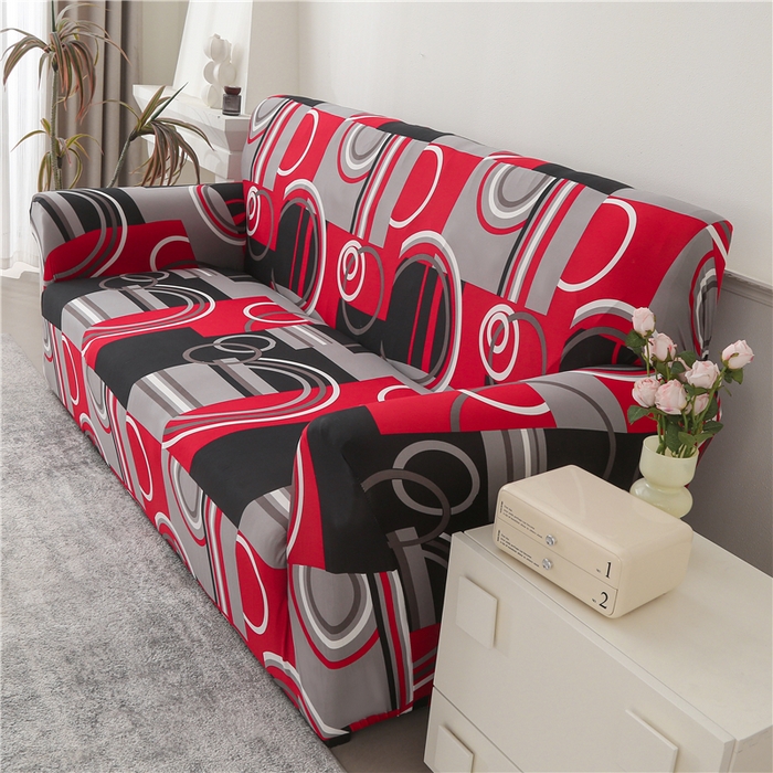 91家纺网 家纺一手货源 找家纺 （总）雅竹 2025新款三人位牛奶丝印花沙发套系列