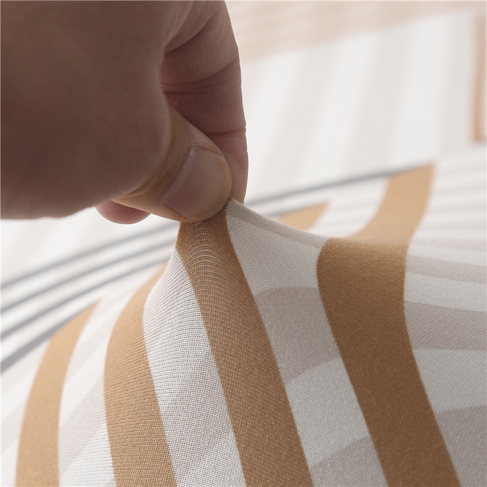 91家纺网 家纺一手货源 找家纺 雅竹 2025新款牛奶丝印花沙发床套系列 菱纹