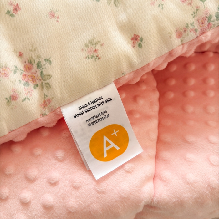 91家纺网 家纺一手货源 找家纺 卡芙芯类馆 2025新款双层纱宝宝绒豆豆被被子被芯 秘密花园