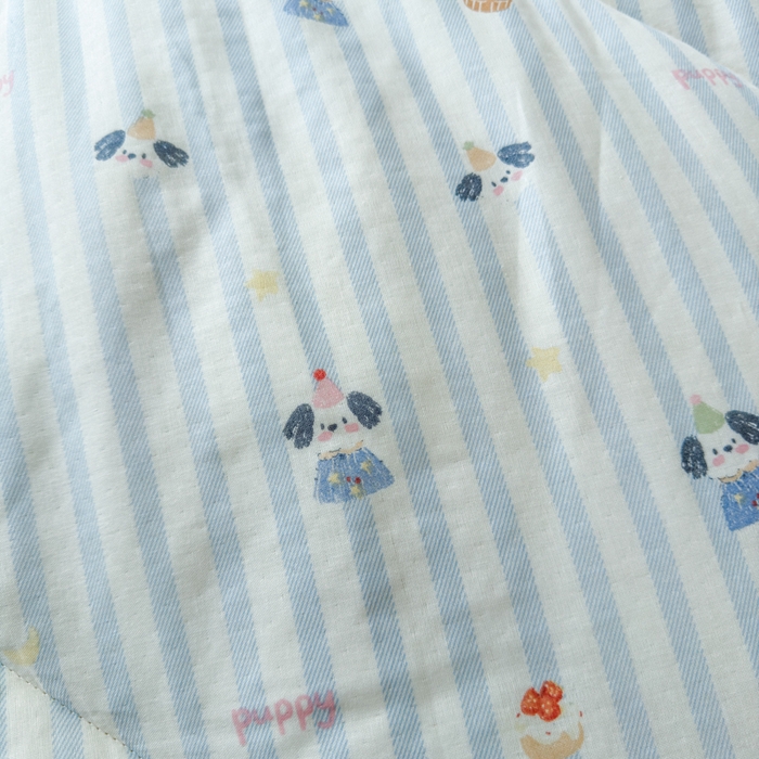 91家纺网 家纺一手货源 找家纺 卡芙芯类馆 2025新款双层纱宝宝绒豆豆被被子被芯 蛋糕小狗