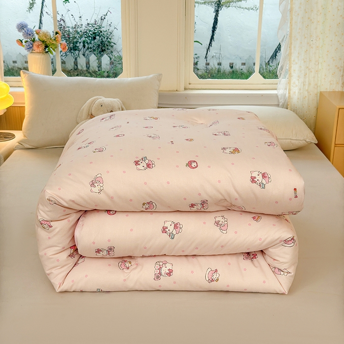 91家纺网 家纺一手货源 找家纺 （总）卡芙芯类馆 2025新款A类全棉提花大豆被春秋被冬被子母被被子被芯