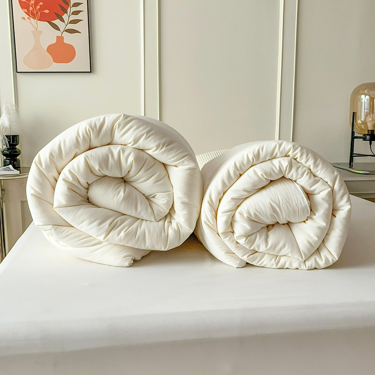 91家纺网 家纺一手货源 找家纺 （总）卡芙芯类馆 2025新款A类全棉提花大豆被春秋被冬被子母被被子被芯