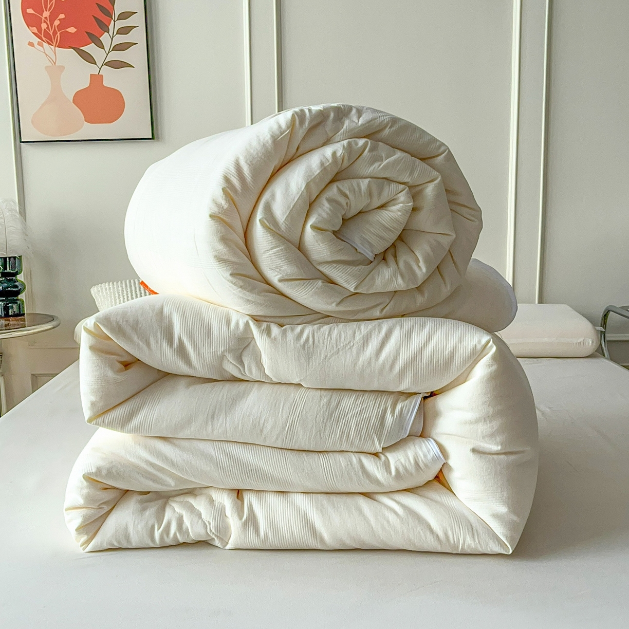 91家纺网 家纺一手货源 找家纺 （总）卡芙芯类馆 2025新款A类全棉提花大豆被春秋被冬被子母被被子被芯