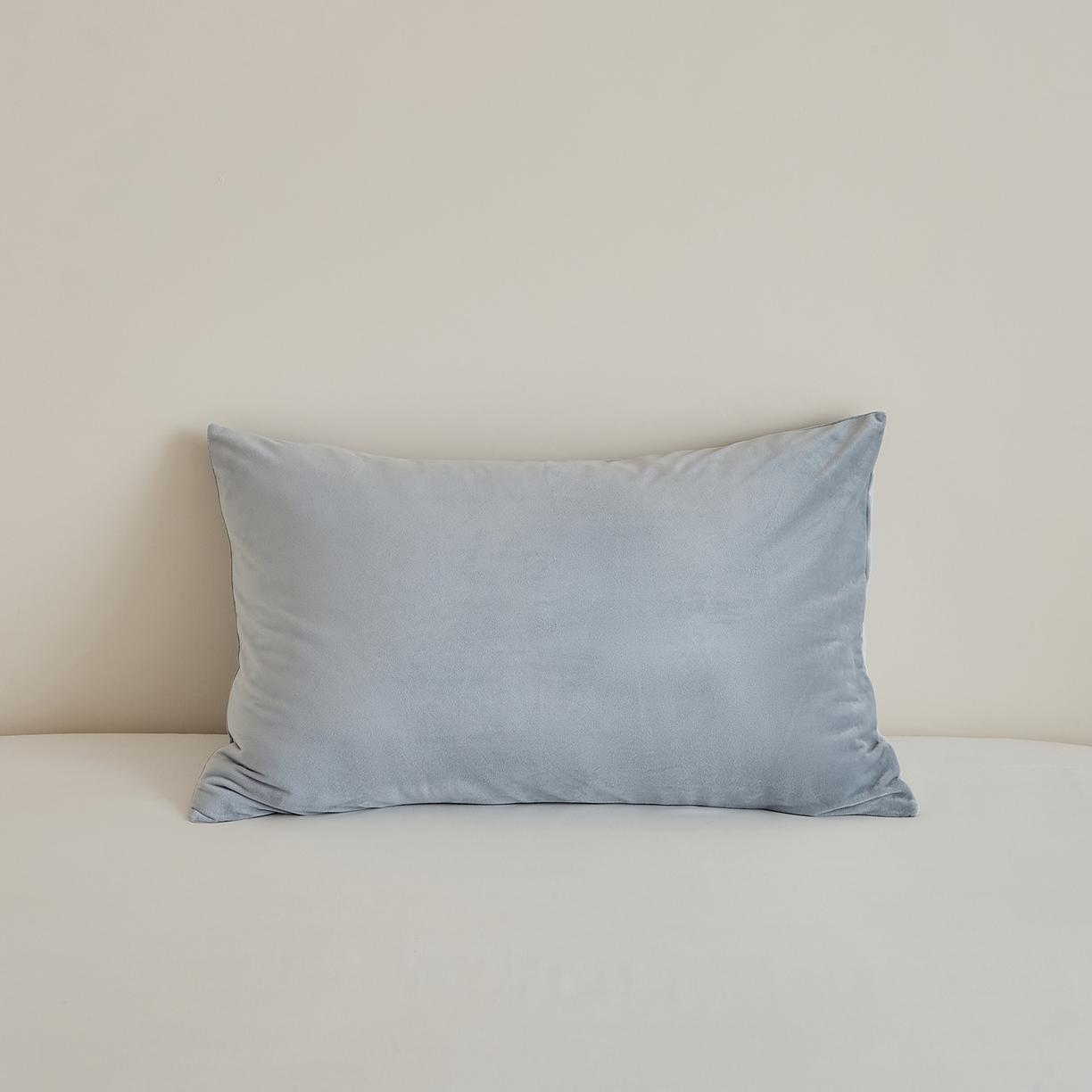 EH家居 2025新款七度灰宝宝绒枕套系列 积云灰