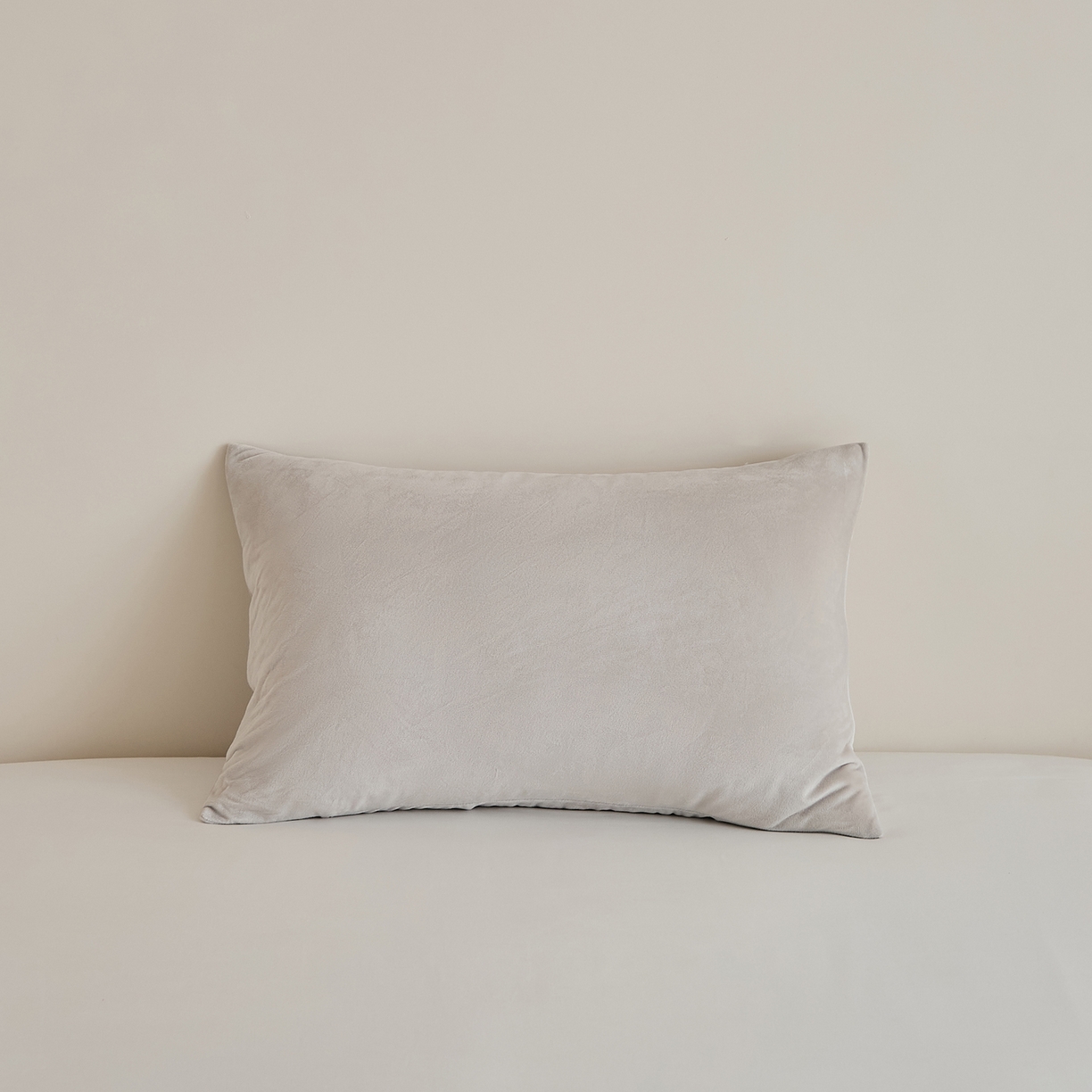 91家纺网 家纺一手货源 找家纺 （总）EH家居 2025新款七度灰宝宝绒枕套系列