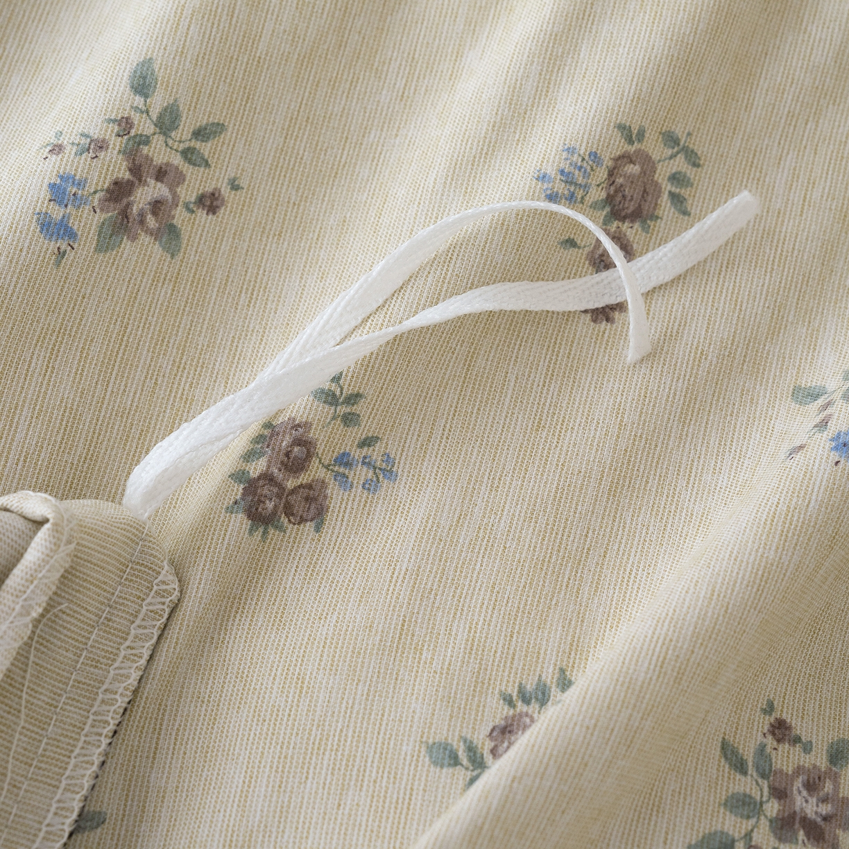 91家纺网 家纺一手货源 找家纺 竹合家纺 2025秋冬新款加厚磨毛色织暖绒系列针织四件套高克重 春见