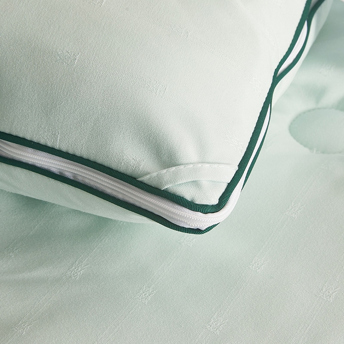 91家纺网 家纺一手货源 找家纺 （总）一诺家居 2025新款子母被提花大豆被拉链二合一子母被双胎四季纤维被芯