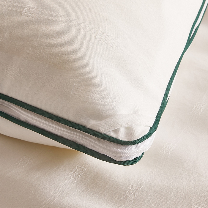 91家纺网 家纺一手货源 找家纺 一诺家居 2025新款子母被提花大豆被拉链二合一子母被双胎四季纤维被芯 棉意子母被 云朵白