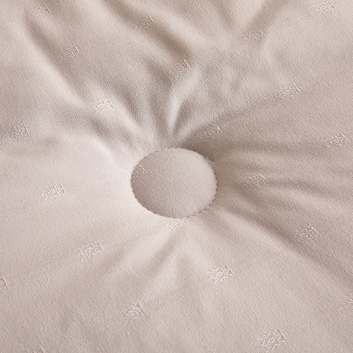 91家纺网 家纺一手货源 找家纺 一诺家居 2025新款立体提花大豆被单边冬被学生宿舍单人被褥 棉意 雅致灰