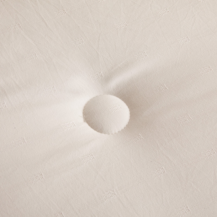 91家纺网 家纺一手货源 找家纺 一诺家居 2025新款立体提花大豆被单边冬被学生宿舍单人被褥 棉意 云朵白