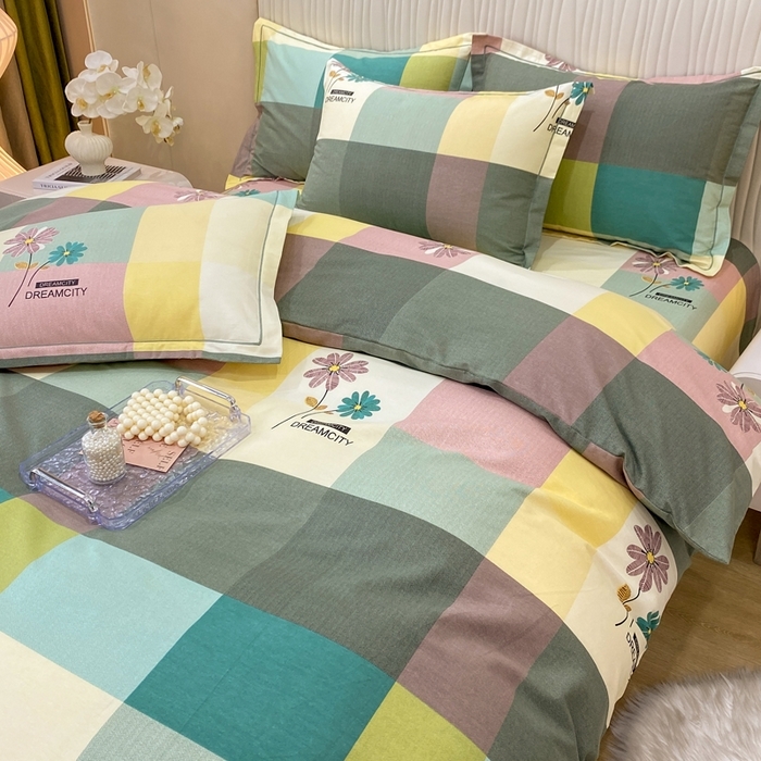 91家纺网 家纺一手货源 找家纺 （总）红日子纺织品 2025新款100%全棉纯棉磨毛四件套