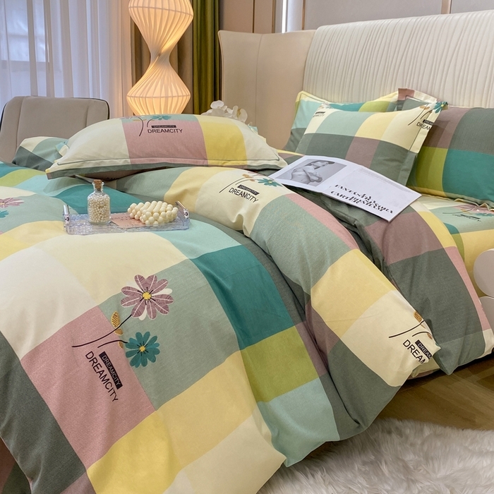 91家纺网 家纺一手货源 找家纺 （总）红日子纺织品 2025新款100%全棉纯棉磨毛四件套