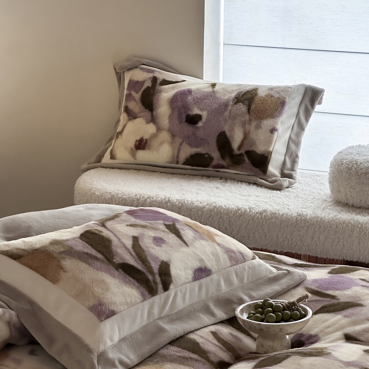 91家纺网 家纺一手货源 找家纺 爱丽丝 2025新款全消光超柔牛奶绒四件套系列1 莫奈花园