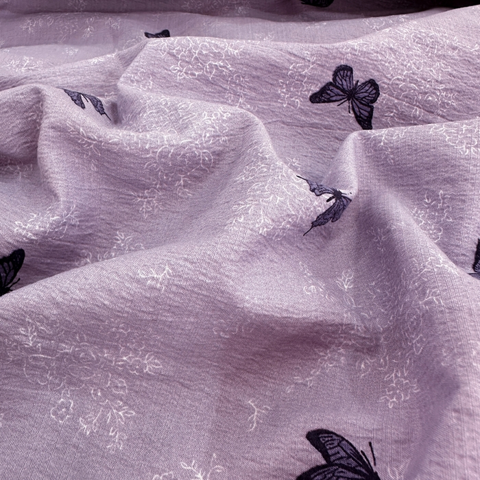 91家纺网 家纺一手货源 找家纺 仟网汇 2025新款保暖舒适棉加绒四件套 蝶影- 紫