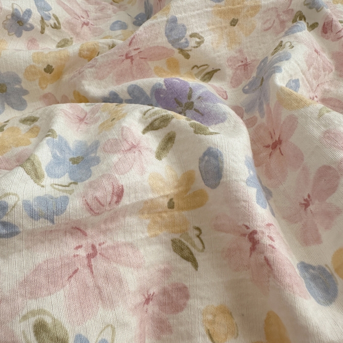 91家纺网 家纺一手货源 找家纺 仟网汇 2025新款保暖舒适棉加绒四件套 花漾