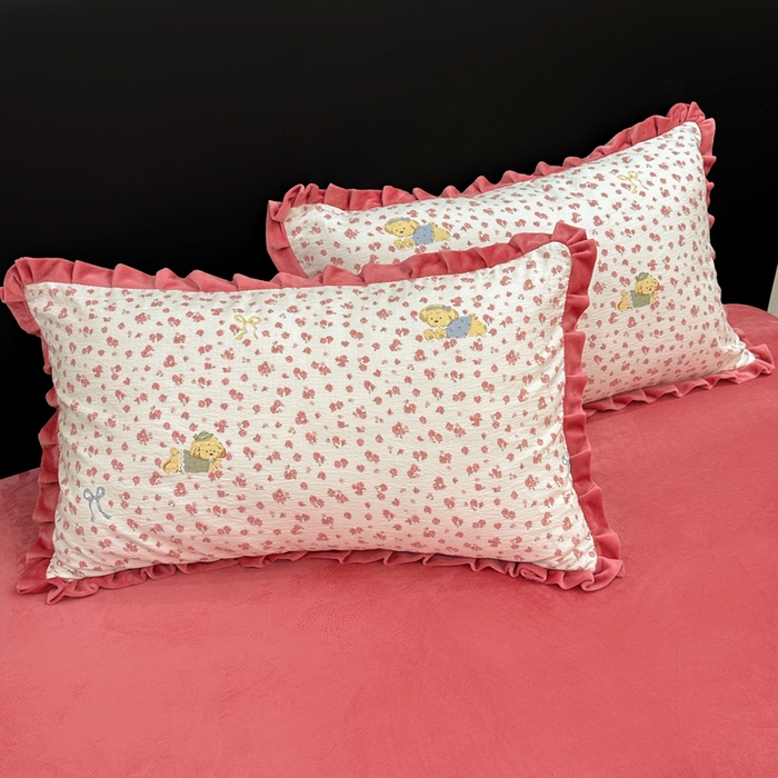 91家纺网 家纺一手货源 找家纺 仟网汇 2025新款保暖舒适棉加绒四件套 曼塔玫瑰