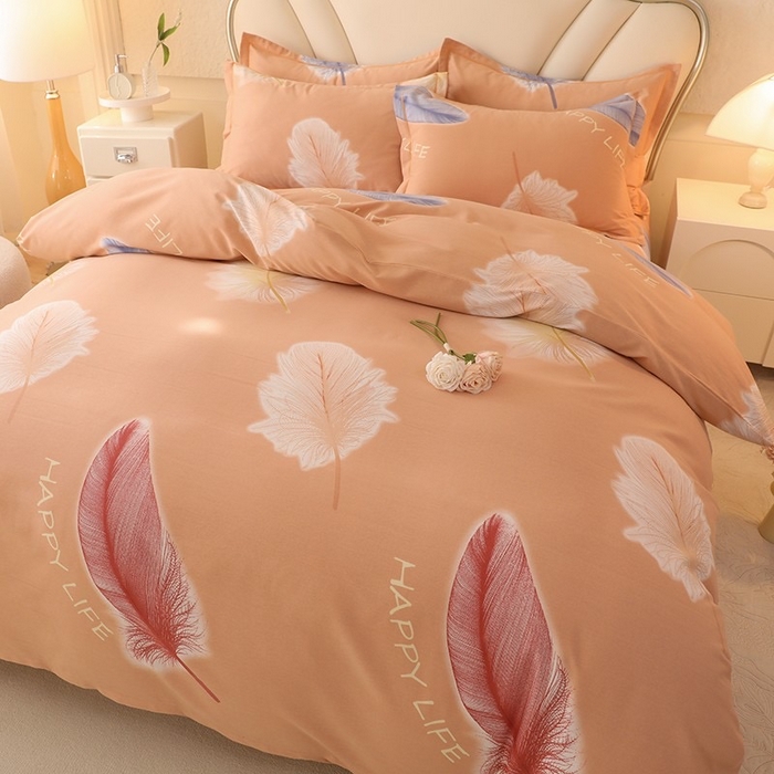 木易家居 2026新款加厚磨毛系列单被套 被套单件 羽缘