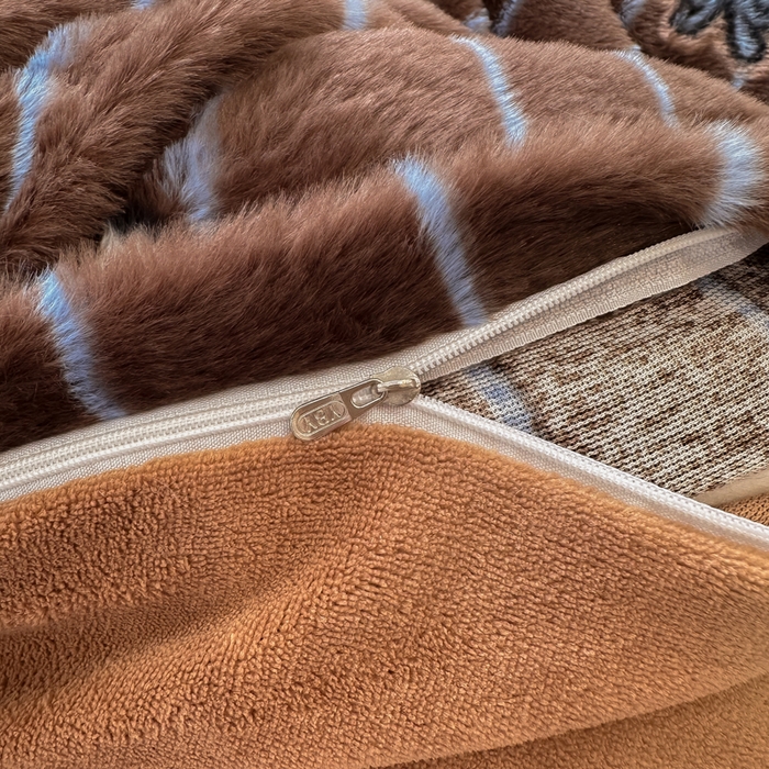 91家纺网 家纺一手货源 找家纺 仟网汇 2025新款兔毛绒印花四件套 可爱多