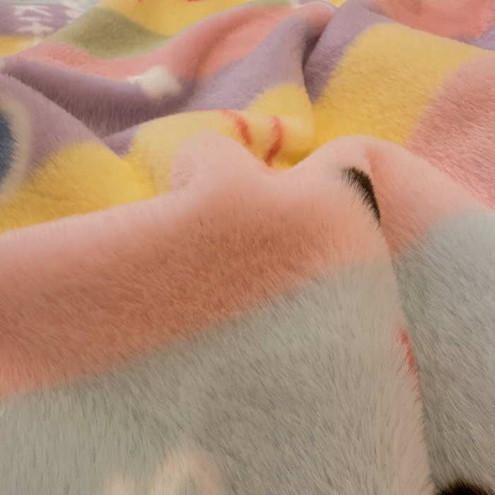 91家纺网 家纺一手货源 找家纺 仟网汇 2025新款兔毛绒印花四件套 小淘气